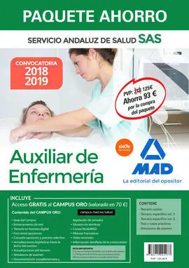 Paquete Ahorro Auxiliar de Enfermería del Servicio Andaluz de