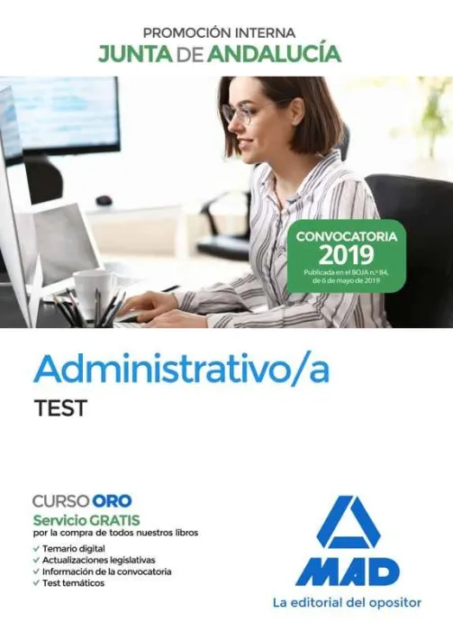Administrativo de la Junta de Andalucia Promocion Interna. Test