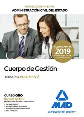 Cuerpo Gestion Administracion Civil del Estado Vol 3