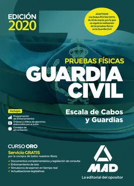 Pruebas Fisicas Guardia Civil. Escala de Cabos y Guardias