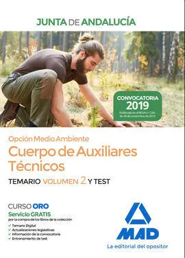 Cuerpo de Auxiliares Técnicos. Opción Medio Ambiente. Junta Andalucía. Temario 2