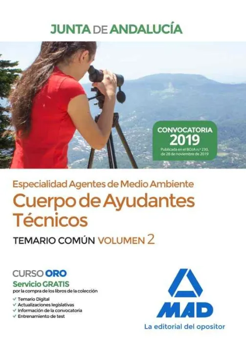 Agente Medio Ambiente Andalucia. Temario Comun Ii