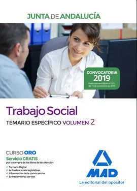 Trabajo Social de la Junta de Andalucía. Temario Específico Volumen 2