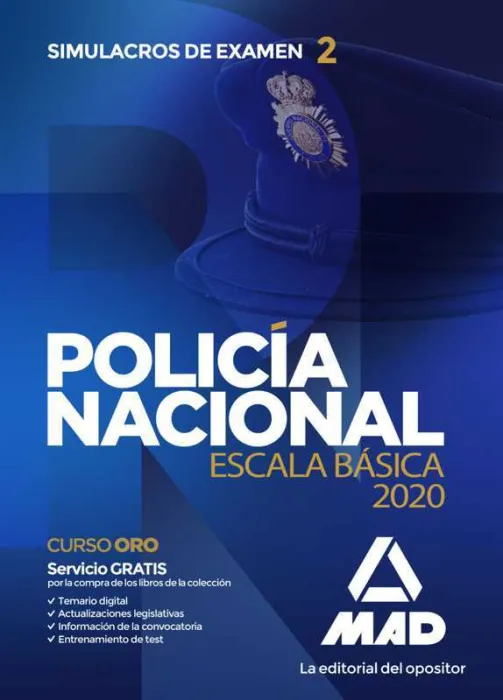 Policía Nacional Escala Básica. Simulacros de Examen 2