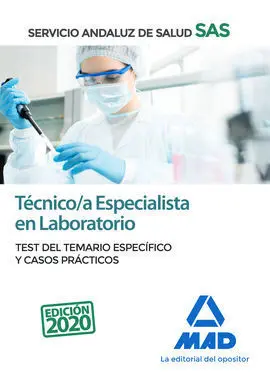 Técnico/A Especialista en Laboratorio del Servicio Andaluz de Salud. Test del te