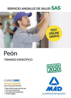 Peón del Servicio Andaluz de Salud. Temario Específico