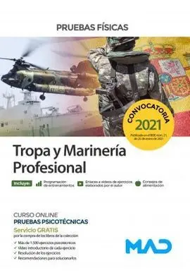 Tropa y Marinería Profesional. Pruebas Físicas