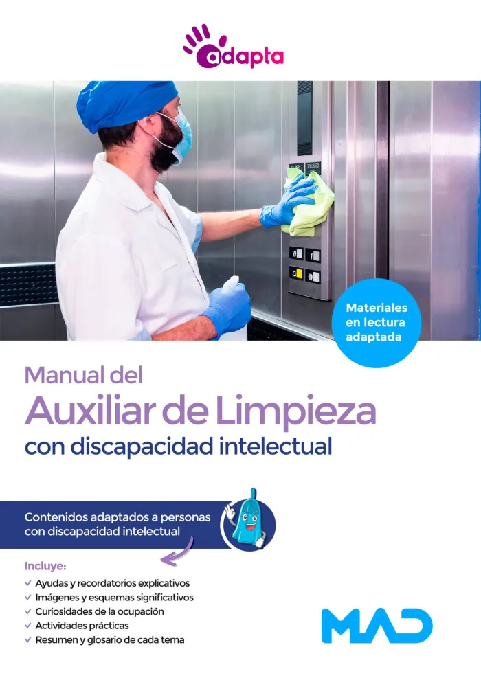 Manual del Auxiliar de Limpieza de Instituciones Sociosanitarias con Discapacidad Intelectual