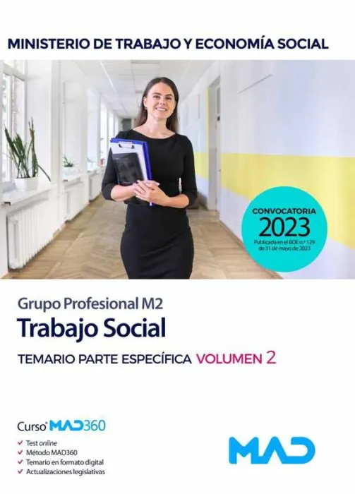 Trabajo Social (Grupo Profesional M2) Ministerio de Trabajo y Economía Social. T