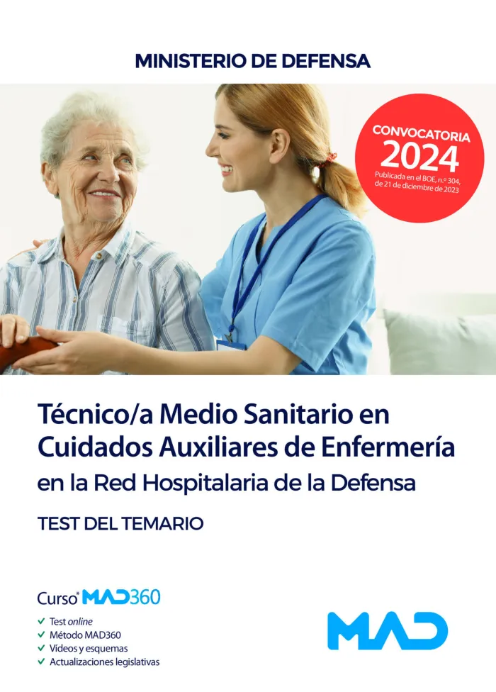 Técnico/A Medio Sanitario en Cuidados Auxiliares de Enfermería en la Red Hospitalaria