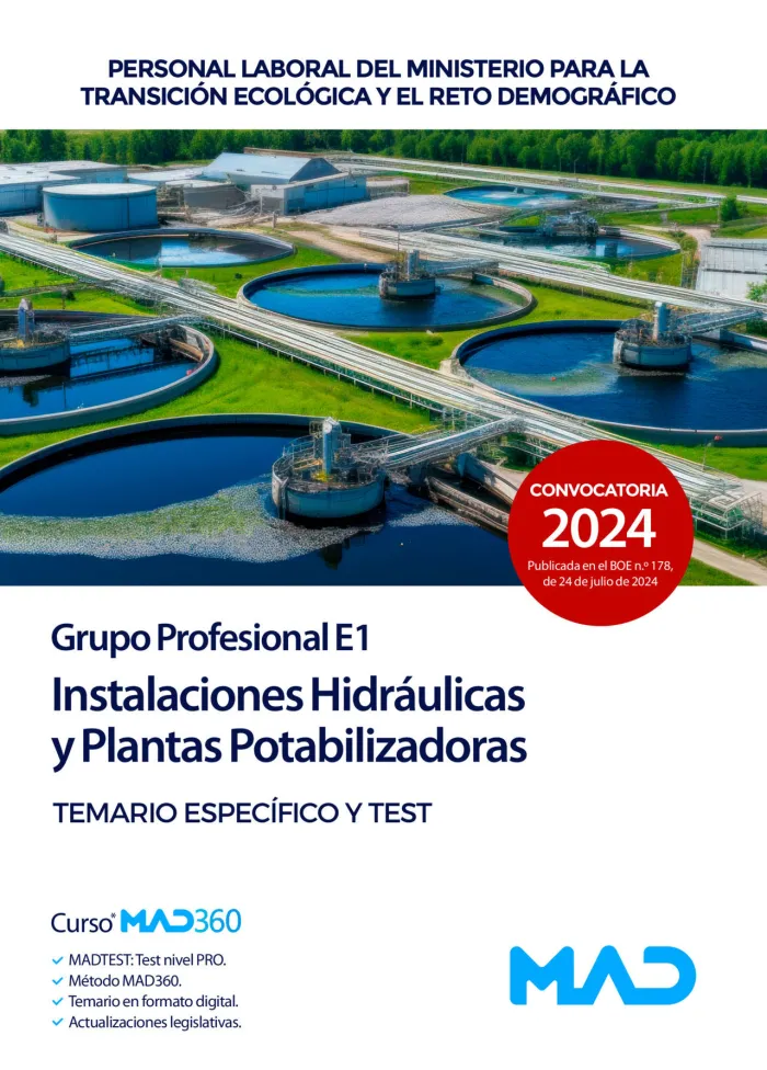Instalaciones Hidráulicas y Plantas Potabilizadoras (Grupo Profesional E1)