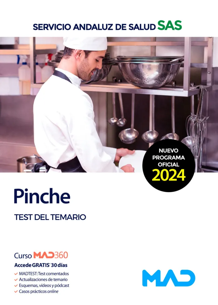 Pinche Test del Temario Servicio Andaluz de Salud Sas