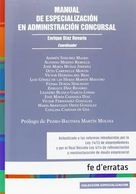 Manual de Especialización en Administración Concursal