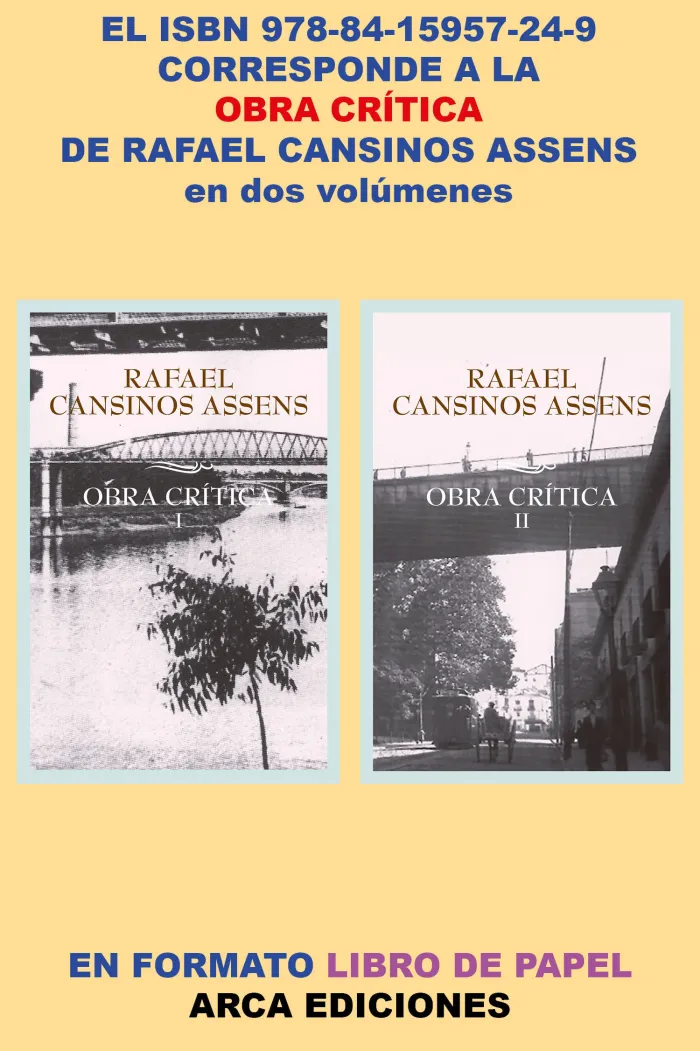 Obra Crítica, Vols. I y Ii