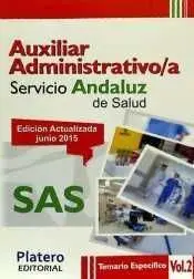 Auxiliar Administrativo/A Sas Temario Especifico Vol. 2
