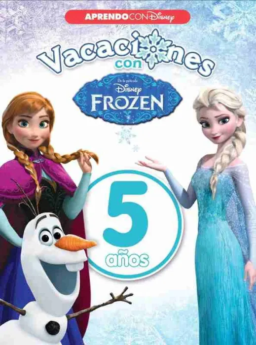 Vacaciones con Frozen. 5 Años (Aprendo con Disney)