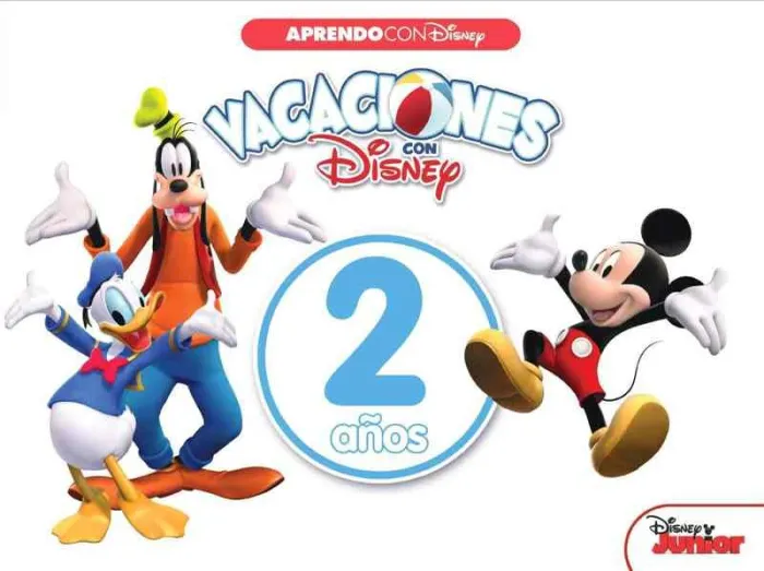 Vacaciones con Disney. 2 Años (Aprendo con Disney)