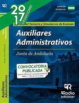 Auxiliares Administrativos de la Junta de Andalucía. Test del Temario y Simulacr