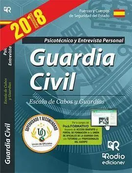 Guardia Civil. Escala de Cabos y Guardias. Psicotécnico. Quinta Edición