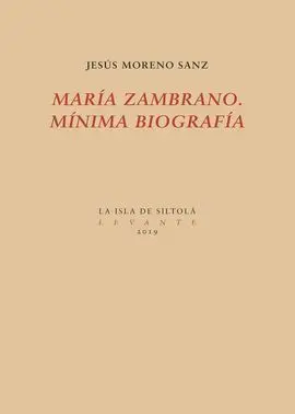 María Zambrano. Mínima Biografía