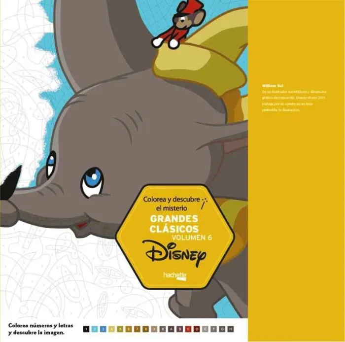 Colorea y Descubre el Misterio-Grandes Clásicos Disney Volumen 6