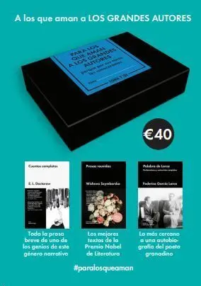 A los que Aman a los Grandes Autores