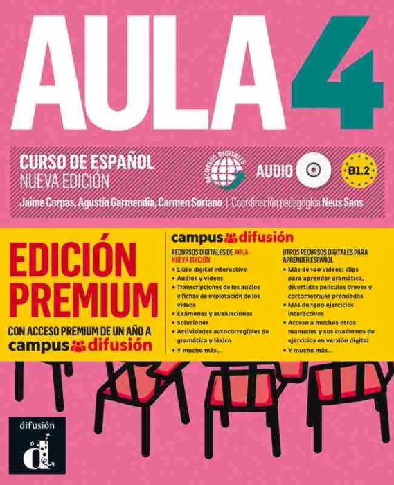 Aula Nueva Edición 4 Premium Libro del Alumno + Cd