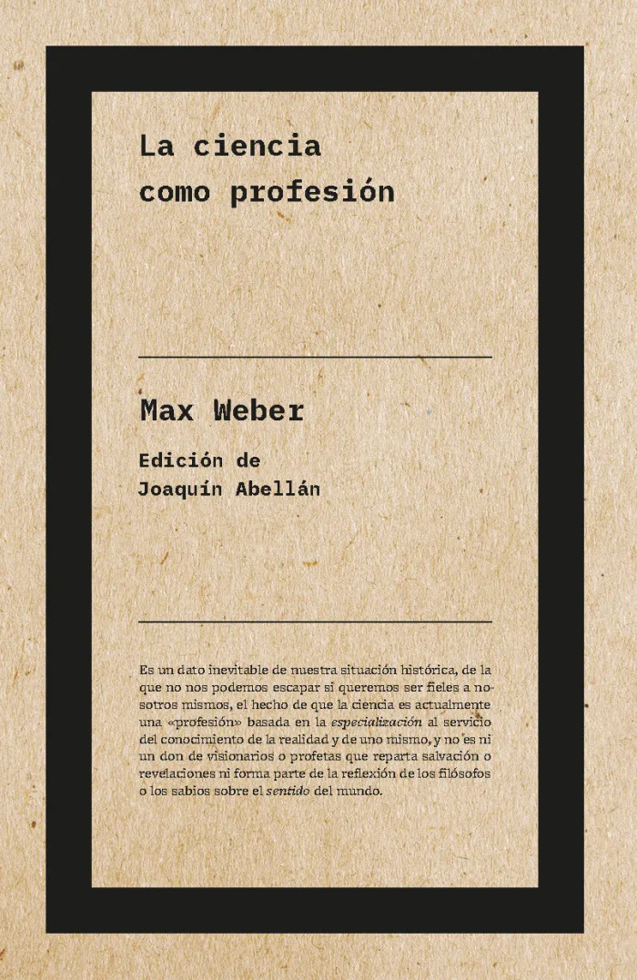 La Ciencia Como Profesión (Ne)