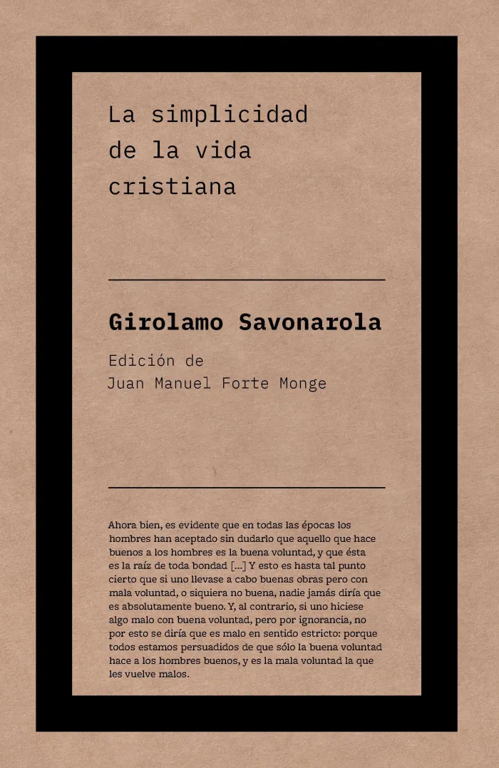 La Simplicidad de la Vida Cristiana