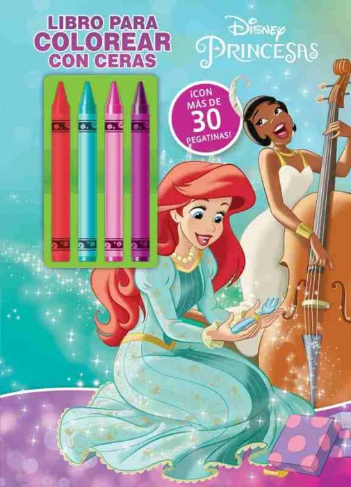 Princesas. Libro para Colorear con Ceras 2
