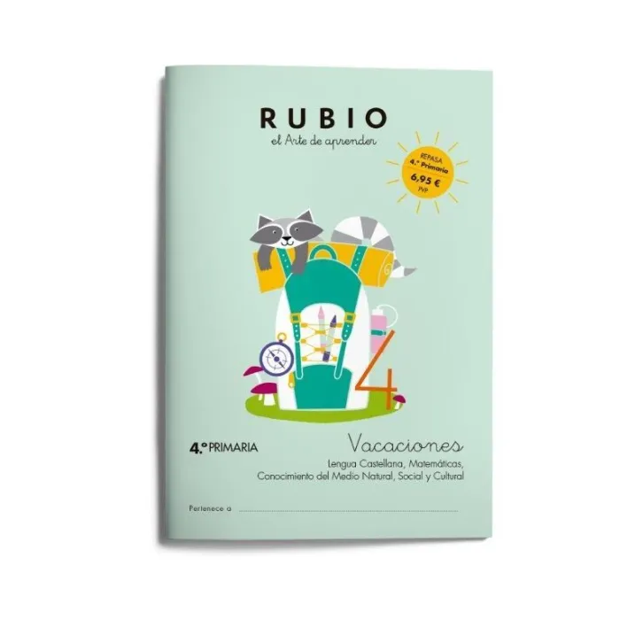Rubio Vacaciones 4 Primaria