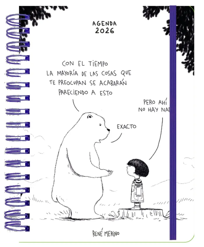 Agenda Anual Semanal 2026 René Merino