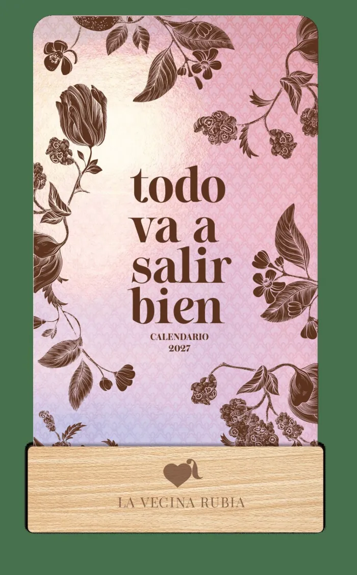 Calendario Mesa de Tarjetas 2027 - la Vecina Rubia