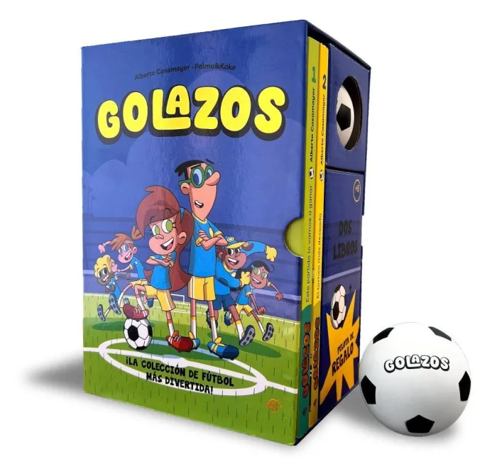 Estuche Golazos: 2 Libros + Pelota