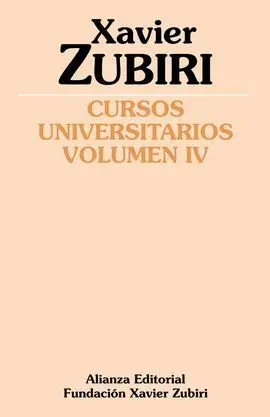 Cursos Universitarios. Volumen Iv (1934-1935)