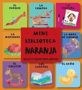 Mini Biblioteca Naranja