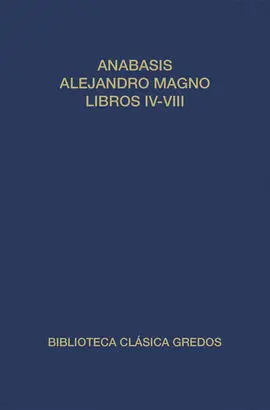 Anábasis de Alejandro Magno. Libros Iv-Viii (India)