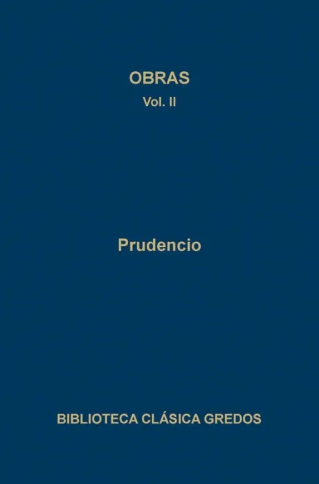 Obras (Prudencio) Vol. 2