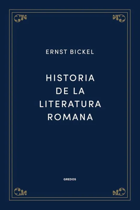 Historia de la Literatura Romana