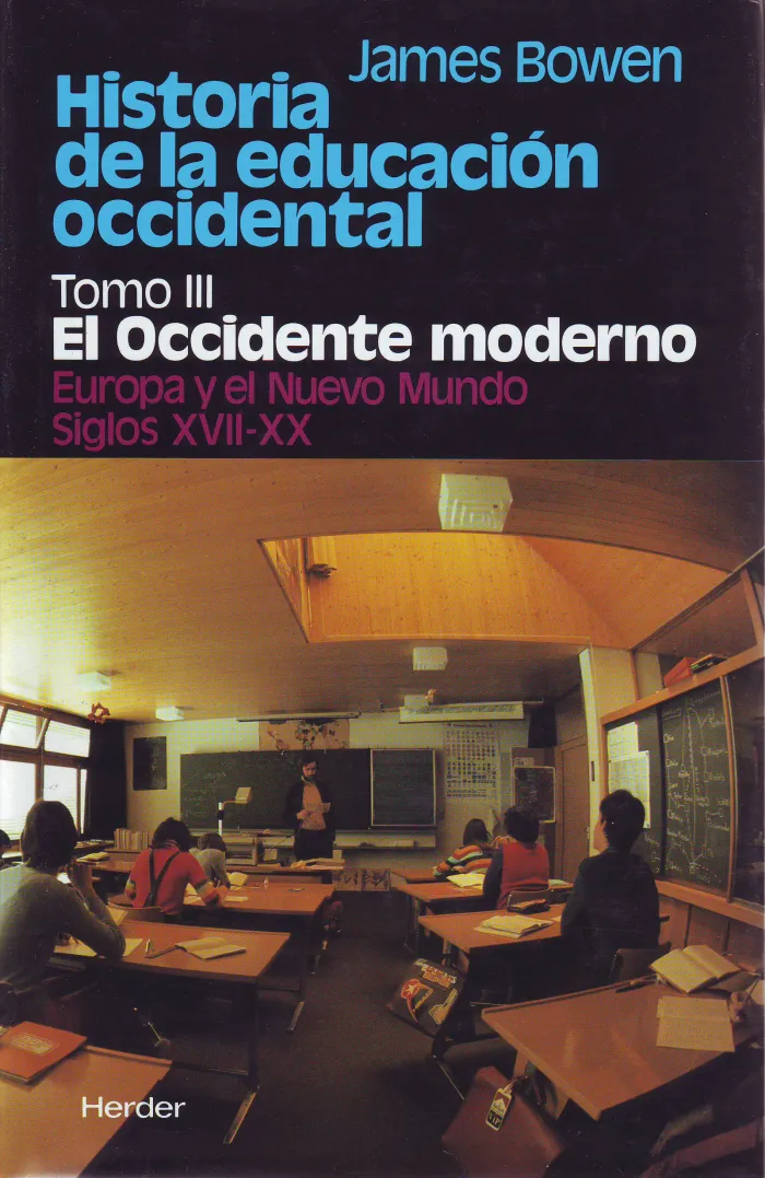 Historia de la Educacion Occidental T. 3