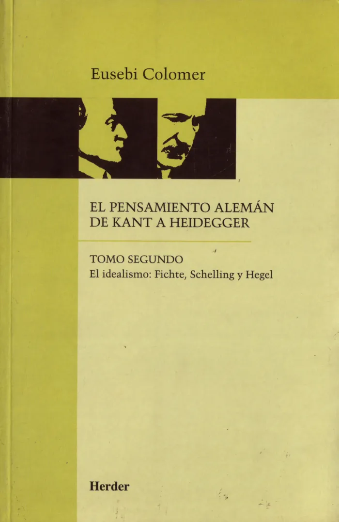 Pensamiento Alemán. El Idealismo