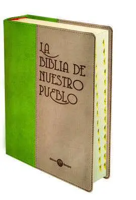 Biblia de nuestro Pueblo Piel Dos Tonos