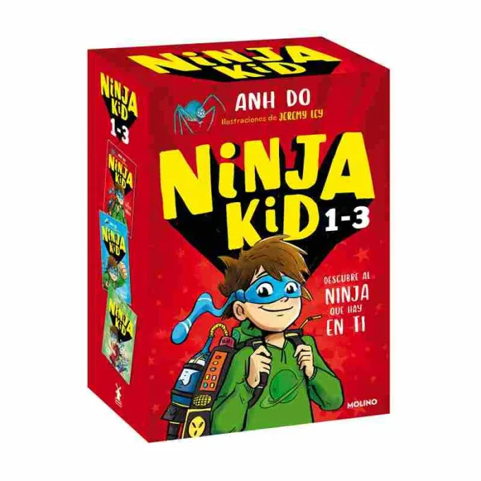 Estuche Ninja Kid 1, 2 y 3 (De Tirillas a Ninja el Ninja Volador el Rayo Nin