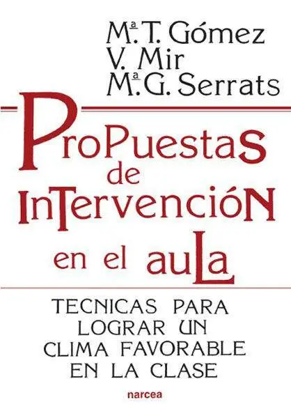 Propuestas de Intervención en el Aula