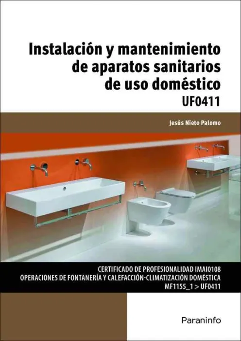 Instalación y Mantenimiento de Aparatos Sanitarios de Uso Doméstico