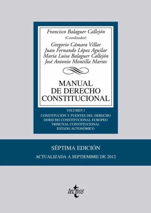 Manual de Derecho Constitucional 2012 Volumen 1