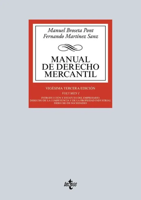 Manual de Derecho Mercantil