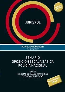 Temario Ii Oposición Escala Básica Policía Nacional