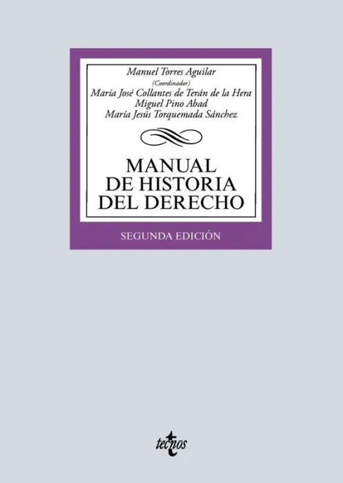 Manual de Historia del Derecho