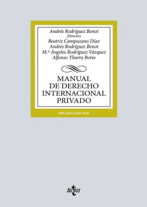 Manual de Derecho Internacional Privado